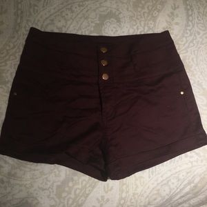 Soft High-Waisted Jean Shorts